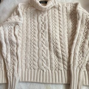 NEW Ralph Lauren cable knit sweater